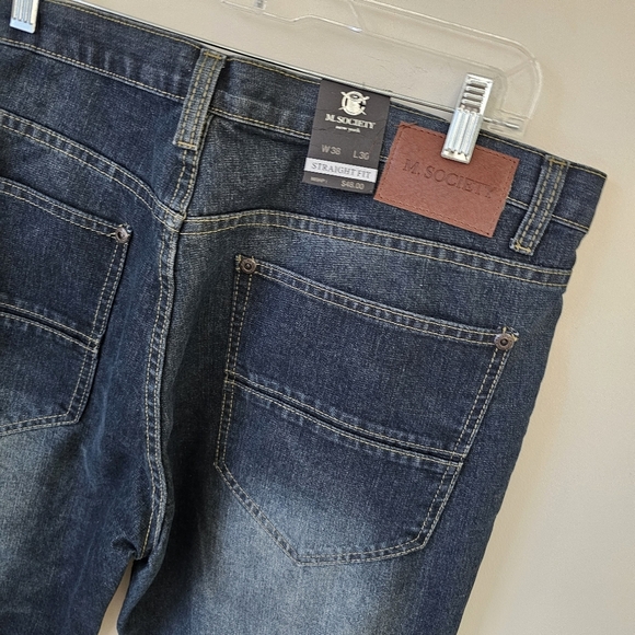 Men's Blue Jeans by M Society 38X30 - Picture 9 of 9